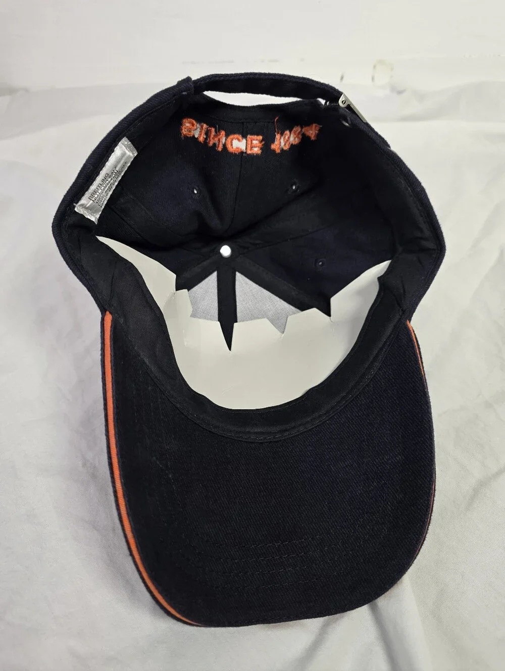 NWOT Breitling Swiss Watch Promotional Hat Blue Orange Embroidered Strapback - Picture 6 of 8